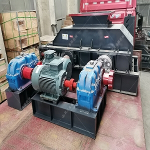 SCF800X600雙級粉碎機發貨圖片_發往山東濟南_破碎煤矸石